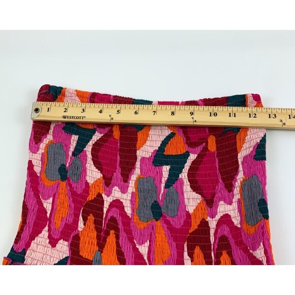 Abel The Label ATL Strapless Bright Multi Pink Floral Maxi Dress New Tags Large - Picture 8 of 11